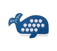 Baby Aspen My First Year Whale Hanging Frame | Timeline Picture Frame for Babies by Month