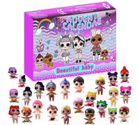 (Baby B) Christmas Minecraft Figures 24 Days Countdown Advent Calendar Toys Surprise Xmas Gifts