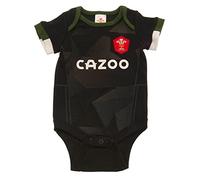 Baby Babies 2 Pack Wales Welsh Rugby Kit Bodysuits Vest Home & Away Kit Colours 100% Official (3-6 Months)