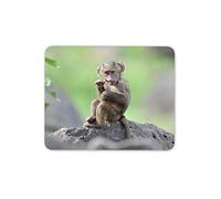 Baby Baboon Mouse Mat Pad - Wild Animal Monkey Jungle Cute Computer #12481