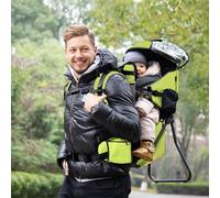 Baby Backpack Carrier for Hiking with Ergonomic Hip Seat Detachable Rain Cover