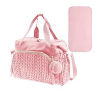 Baby Backpack Diaper Bag - Baby Diaper Backpack | Large Capacity Diaper Bag with Pacifier Pouch | Reusable Travel Accessories Bam Supplies, pink, riferimento alla descrizione, Please refer to