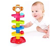 Baby Ball Drop and Roll Ramp Toy for 9-18 Months, Sensory Game for Boys & Girls, 1st Birthday & Easter Gift