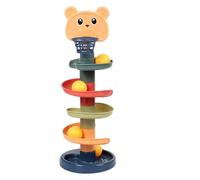 Baby Ball Tower Interactive Educational Fun and Safe Ball Drop and Roll Tower for Toddlers Kids, Plastic Material for Parent-Child Interactive Game (5 Layers With 5 Golfs One Size)
