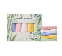 Baby Bamboo Face Cloth (Pack of 5) Reusable Face Towels&Soft and Skin-Friendly(25 * 25 cm) Set Perfect for Newborn(Colored, Regular)
