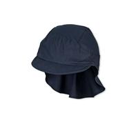 Baby baseball cap with neck cover Sterntaler Basic Bleu 45/47 cm