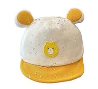 Baby Baseball Caps | Soft Cotton Hat for Baby Boy Girl | Sun Protection Adjustable Headwear for 6-Month to 3-Year Boys Girls Sons Daughters Yellow