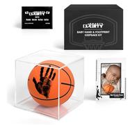 Baby Basketball Handprint Kit - Basketball Baby Shower Gifts for Boys - Basketball Newborn Keepsake - Baby Hand and Footprint Kit - New Dad Gifts - New Baby Boy Gift Unique, First Time Dad Gifts