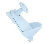 Baby Bath, Adjustable Bottom Infant Bath Baby Bath Chair with Storage Rack Toddler Bath Baby Bathtub for Bathing, Eating, Playing (Blue)
