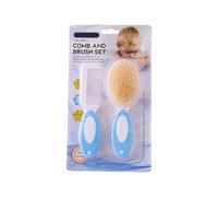 Baby Bath Brush & Comb Set with Soft Bristles for Newborns 0-24M Gentle Hair & Body Scrubber Easy-Grip Design Baby Shower Brush