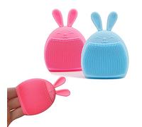 Baby Bath Brush, Cradle Cap Brush for Baby, Friendly Silicone Massage Brush, Soft Silicone Scrubbers Exfoliator Brush | The Skin Soother Baby Essential for Dry Skin2 Pack (Pink & Blue)