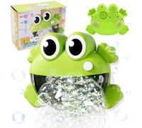 Baby Bath Bubble Toys, Crab Automatic Bubble Maker Bath Toy for Toddler 6-18 Months, Automatic Shower Bathtub Bubble Maker with Music, Baby Fun Shower Toys for Boys, Girls Ages 1-6-J