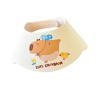 Baby Bath Cap - Baby Shower Cap with Capybara Print, Soft Head Guard | Splash Guard for for Shampooing, Eye, Nose and Neck Protection, Kids Bathing Cap, Bathroom Accessories for