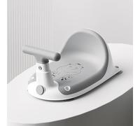 Baby Bath Chair, Bath Seat with Back Support, Support Chair InfantBath Tub with Handle, Non-Slip Creative Motorcycle Shape Toddler Anti-Slip Sit Up for 6-18 Months 14.57x10.71x8.11 Inches