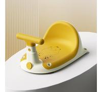 Baby Bath Chair, Bath Seat with Back Support, Support Chair InfantBath Tub with Handle, Non-Slip Creative Motorcycle Shape Toddler Anti-Slip Sit Up for 6-18 Months 14.57x10.71x8.11 Inches