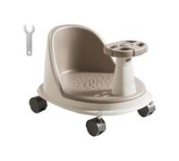 Baby Bath Chair, Easy Rinse Bather, Non-Slip Shower Seat, Comfortable Wheeled Support, Bathing Accessory for Boys, Girls, Kids, Assisted Home Use, 14.96x11.81x7.09 Inches