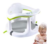 Baby Bath Chair - Swivel Bath Seat, Child Bath Support Seat | Comfortable 6-18 Month Shower Chair Bath Support Seat, Curved Shape Baby Bath Time Seat and Activity Table for Bathtub, 12x12x8 Inches
