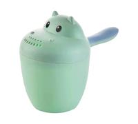 Baby Bath Cup for Hair Rinsing Shampoo Application and Water Container for Babies Gentle Hair Washing Tool and Infant Bathtime (Green, One Size)