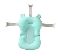 Baby Bath Cushion Baby Bath Pad Bathtub Support Baby Cushions for Newborn Floating Non-Slip Infant Bath Cushion for Children Soft Breathable Support Seat Blue