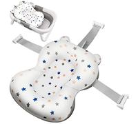 Baby Bath Cushion Bathtub Pad, Baby Bath Mat Pillow Newborn Infant Shower Bath Tub Support Seat Pads, Anti-Slip Baby Bath Cushion Mats Bathing Accessories for Newborn Toddler Infant 0-12 Months