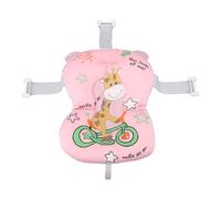 Baby Bath Cushion, Cartoon Pattern Fast Dry Breathable Infant Bathtub Pillow for Home (Pink)