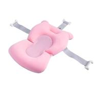 Baby Bath Cushion for Tub,Baby Bath Pad Floating Seat Adjustable Anti-Skid Support Pillow for Bathtub,New Born Tub Supporter with Safety Belts Adjustable Foldable