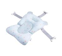 Baby Bath Cushion for Tub,Baby Bath Pad Floating Seat Adjustable Anti-Skid Support Pillow for Bathtub,New Born Tub Supporter with Safety Belts Adjustable Foldable