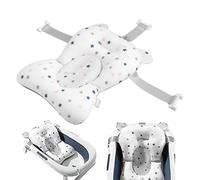 Baby Bath Cushion, Non-Slip Baby Bath Tub Pad, Foldable Babys Shower Bathtub Support Seat Pads with Buckles, Floating Babys Baths Seat, Quick Dry Baths Support Seats Pillows for Home Travelling