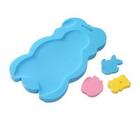 Baby Bath Cushion - Non Slip infantt Bath Sponge with 3 Peices Batth Spongges | Polyether Sit and Lie Babby Baath Pad | newbornn Cushion for Hospitals and Home