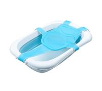 Baby Bath Cushion Pad Infant Bath Seat Support Non Slip Bathtub Mat Pillow Adjustable Mesh Bath Tub Net Cushion Bathtub Seat Pad for Newborns to 18 Months, Bathing Supplies