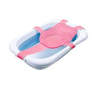 Baby Bath Cushion Pad Infant Bath Seat Support Non Slip Bathtub Mat Pillow Adjustable Mesh Bath Tub Net Cushion Bathtub Seat Pad for Newborns to 18 Months, Bathing Supplies