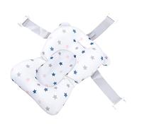 Baby Bath Cushion Pad Newborn Bath Bed Adjustable Baby Shower Mat Non Slip Soft Mesh Padded Infant Bathtub Support Foldable Baby Bath Seat Back Body Pillow Infant Bather