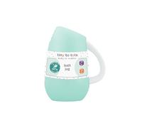 Baby Bath Jug, Tiny To Tots Baby & Toddler Shampoo Rinser, Hair Wash Jug With Handle, Green BPA Free Soft Rim, Designed To Contour To Your Baby’s Head
