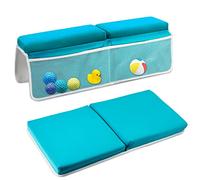 Baby Bath Kneeler and Elbow Rest Pad Set, Bathtub Kneeling Pad, Baby Accessories for Bath, Relieve Your Knees and Elbows