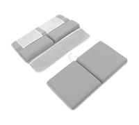 Baby Bath Kneeler Elbow Rest Pad Set,Non Slip Quick Drying Large Pockets with Infant Toy Organizer,Neoprene Sponge Filling PU Leather for Baby Tub