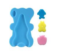 Baby Bath Mat, Infant Bath Sponge for Age 1 to 3 Years Comfy Baby Mat Skid Proof Newborn Cushion (Blue)