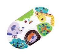 Baby Bath Mat Non Slip Shower Mat for Kids, 69x39cm Cute Animals Pattern Shower Mat with Suction Cups, Baby Bath Mat Anti Slip BPA Free and Machine Safe Bathtub Mat.