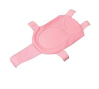 Baby Bath Net, Mesh Soft Touch Support Newborn Baby Bath with Sponge Cushion, Non Slip Adjustable Baby Bath Shower Accessories with 5 Safety Support Corner for 0-12 M (Pink)