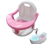 Baby Bath Ring, Comfortable Safe B-aby B-ath Seat, Non-Slip Fixed Suction Cup, for Babies 6-18 Months 32x32x28CM
