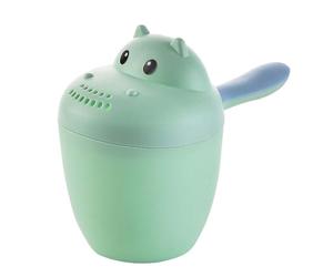 Baby Bath Rinse Cup | Hippo Shampoo Sink Bin for - Tear- Bath Cup for Babies - Protects Little Eyes When Washing - Child Friendly Bath Accessories