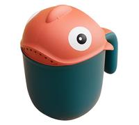 Baby Bath Rinser Cup, Large Capacity Bath Cup for Rinsing Hair with 7-Hole Gentle Shower, Easy-Grip Cartoon Fish Design for Kids Time Rinser for Babies, Baby Water Pourer, f
