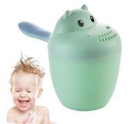 Baby Bath Rinser Hippopotamus Shampoo Rinse Cup, Bath Sponge | CHILD CHILD PAIL CHILD RASSER SETTURE COVER SETTURE COVER CHILDREN'S PROPERTY COVER FOR CHILDREN, BAM ACCESSORIES