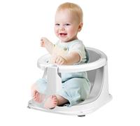 Baby Bath Seat 6 Months Plus | Toddler Bath Seat with Temperature Sensor | Ergonomic Baths Chair for Baby Sitting Up | Non-Slip Babies Baths Support for Reduce The Risk of Tipping Over While Bathing