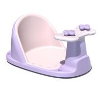 Baby Bath Seat | Baby Shower Chair with Suction Cup | Non-Slip Infantss Bath Chair with Back Support | Adjustable Backrest Toddler Bath Seat | Soft Touch Baby Bath Seat for Babies