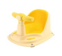 Baby Bath Seat Chair for Babies Sit up Bath Yellow | Pp and Tpe Build, Nonslip Base, Ergonomic Shape, Adorable Playful Design, Steady Support for Bathing