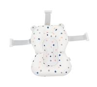 Baby Bath Seat Cushion Floating Safe Foldable Adjustable Infant Bath Supporter for Newborn Blue Bear, Supports Baby Body, Safety to Use, Easy to Clean, Odorless Material, Optimal (White Stars)