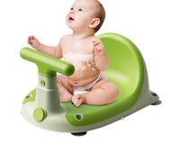 Baby Bath Seat, Ergonomic Shower Stool for Kids, 37x27.2x20.6cm/14.57x10.71x8.11 Inches Non-Slip Cute Motorcycle Shape Shower Seat, Multifunctional Baby Bath Must-Have for Toddler