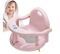 Baby Bath Seat, Foldable Anti-Slip Sit Up Bath Seat, Heat Resistant Baby Bath Seat with Suction Cups, Design Ergonomic Baby Seat for Toddler Shower, for Boy Girl