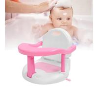 Baby Bath Seat, Folding Baby Bathtub Seat Sit Up Bath Seat Infant Bath Seat Toddler Bath Seat Adjust Height Bath Stool for Boys and Girls (Red)