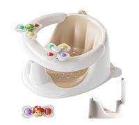 Baby Bath Seat - Non-Slip Sit-Up Tub Seats | Interactive Spin Toys Included | Comfortable Secure Support for 1-3 Years | Fun Relaxing Bathing Time | Indoor Bathroom Pool Hotel Use